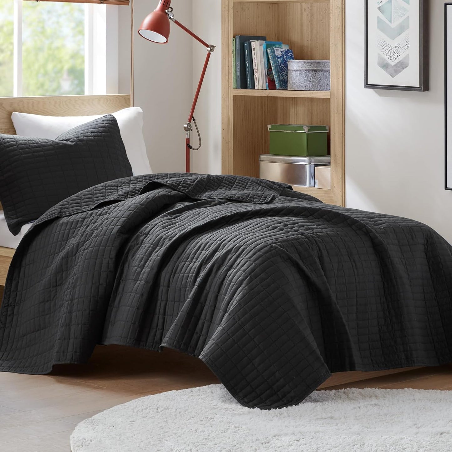 Kienna Quilt Set - Luxury Double Sided Stitching Design for Comfort