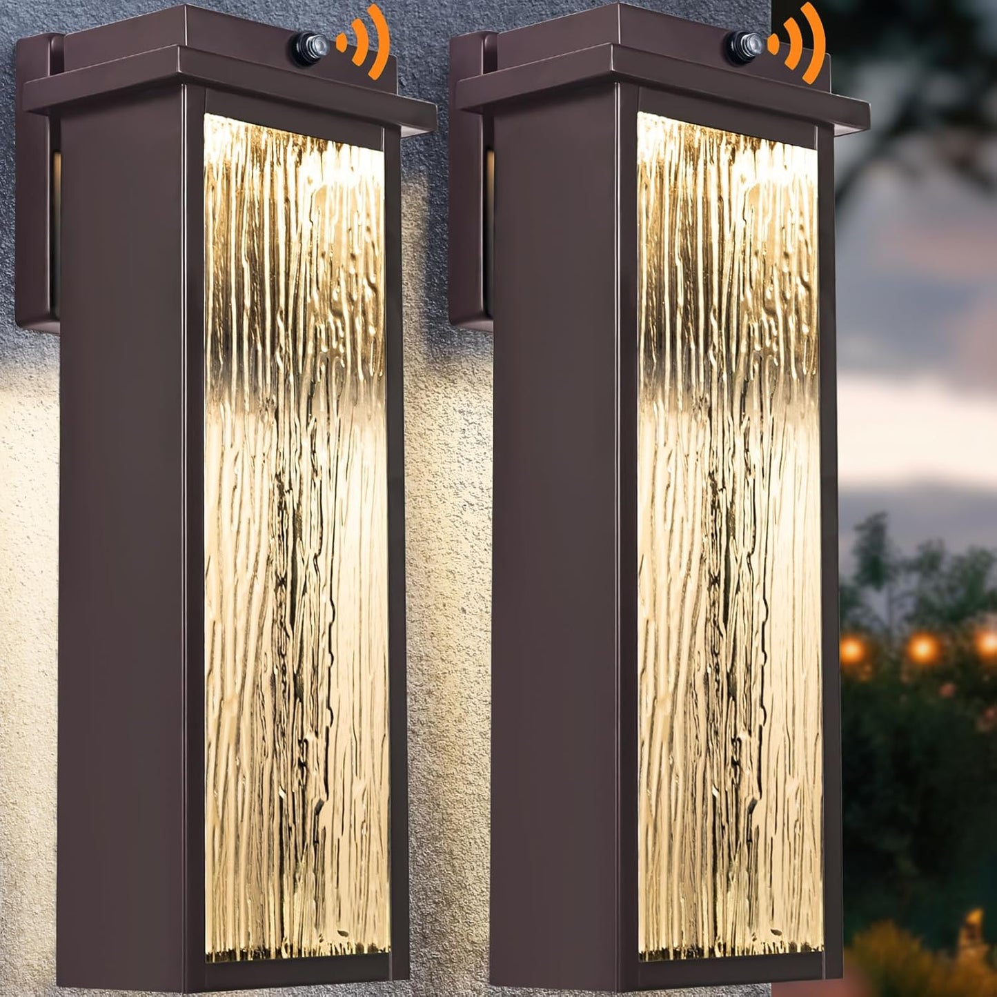 Dusk to Dawn LED Outdoor Light 20in Extra Large for Patios