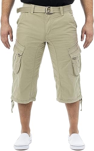 X RAY Men's Tactical Cargo Long Shorts with Multi Pockets