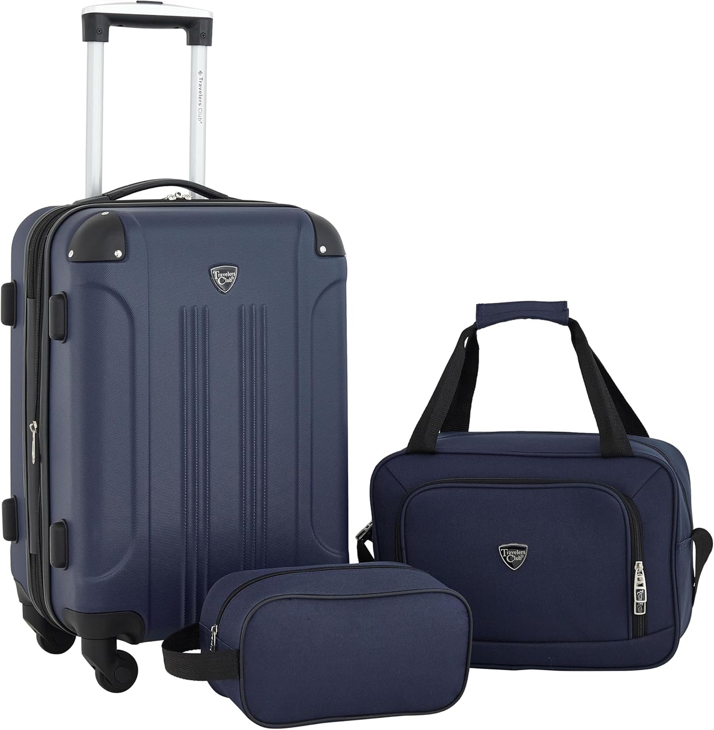 Travelers Club Chicago Hardside Expandable Spinner Luggage Set