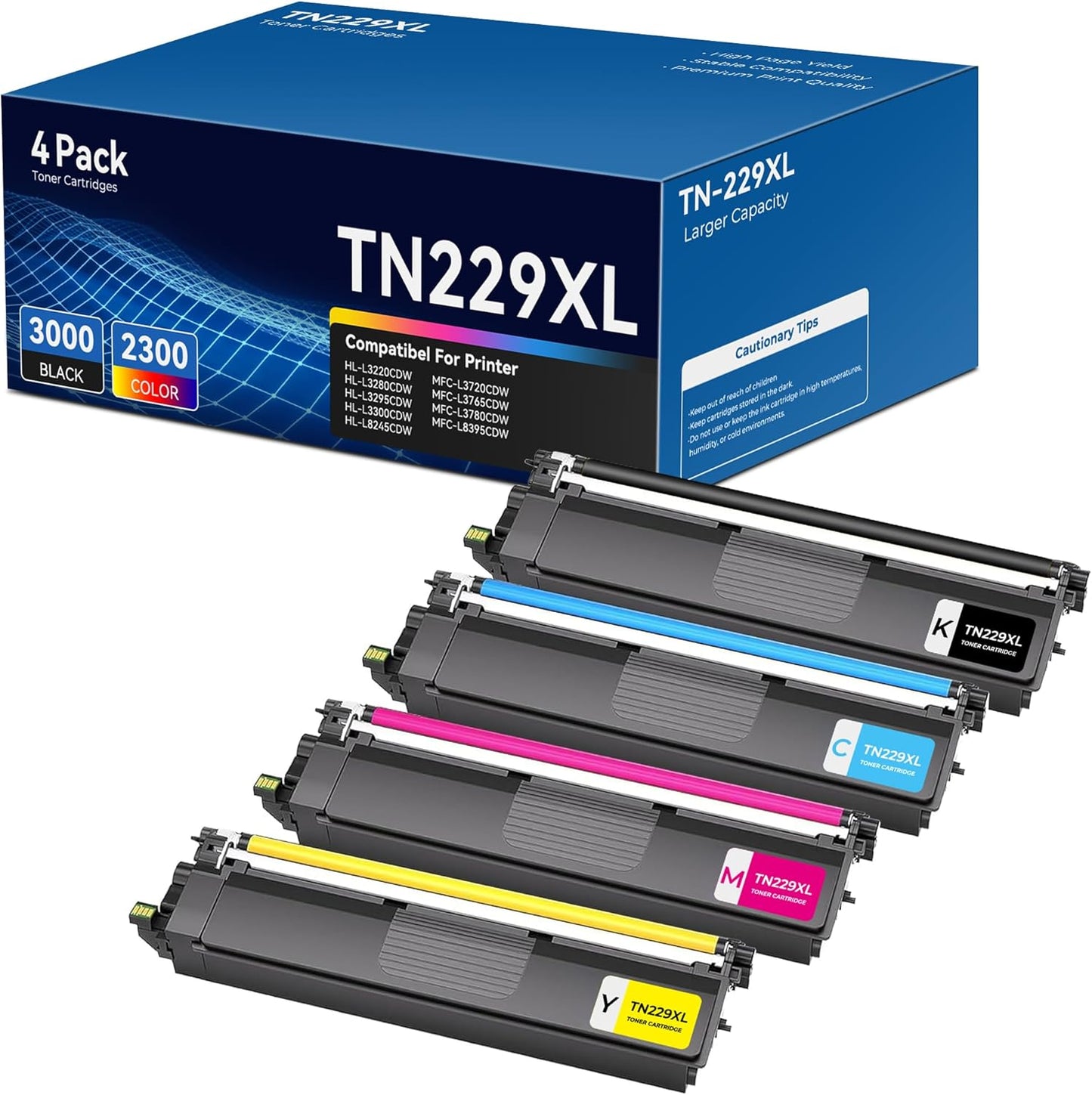 High-Quality TN229XL Toner Cartridges for Brother Printers