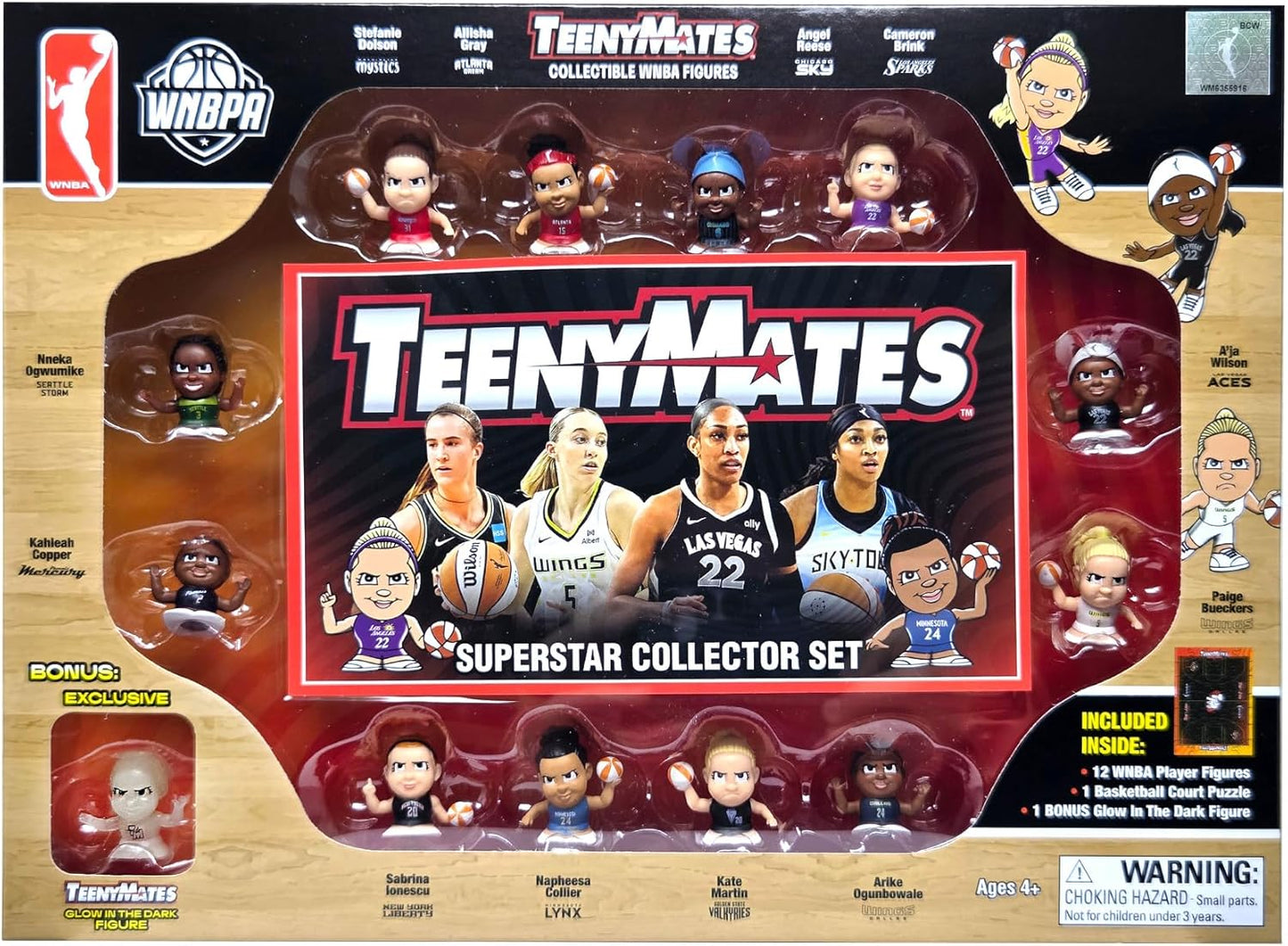 Collectible WNBA TeenyMates Series 1 Gift Set for Fans