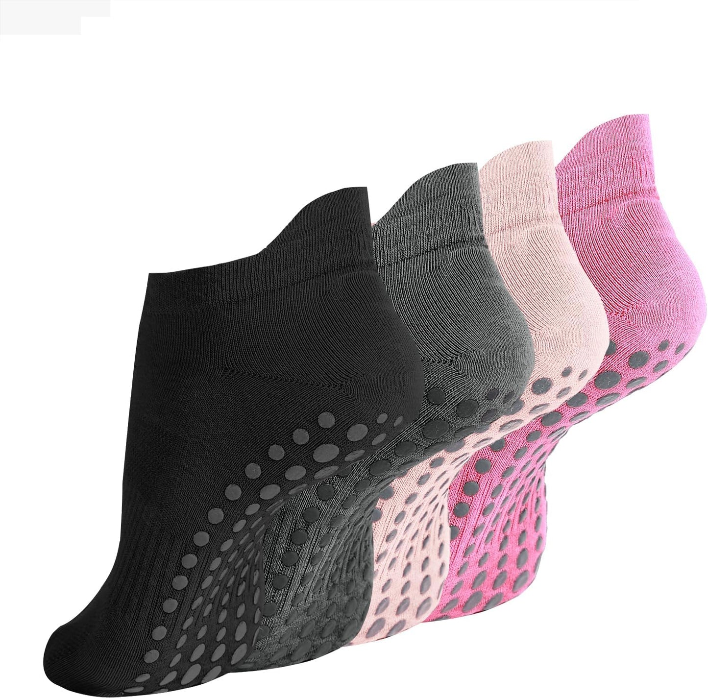 Non-Slip Yoga Socks for Women-Fitness & Ballet-4 Pairs