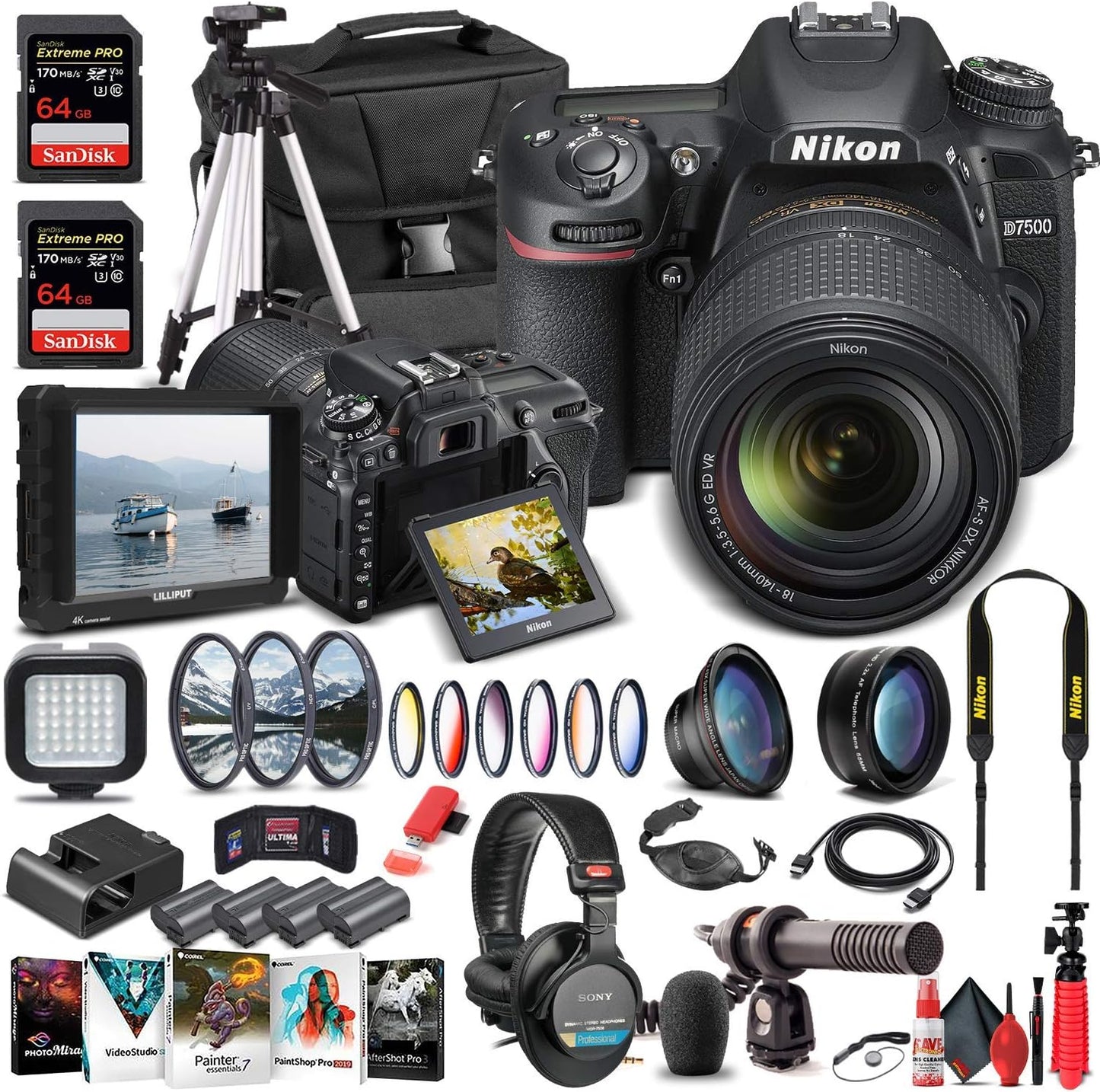 Nikon D7500 Bundle: Pro-Quality Extras Included