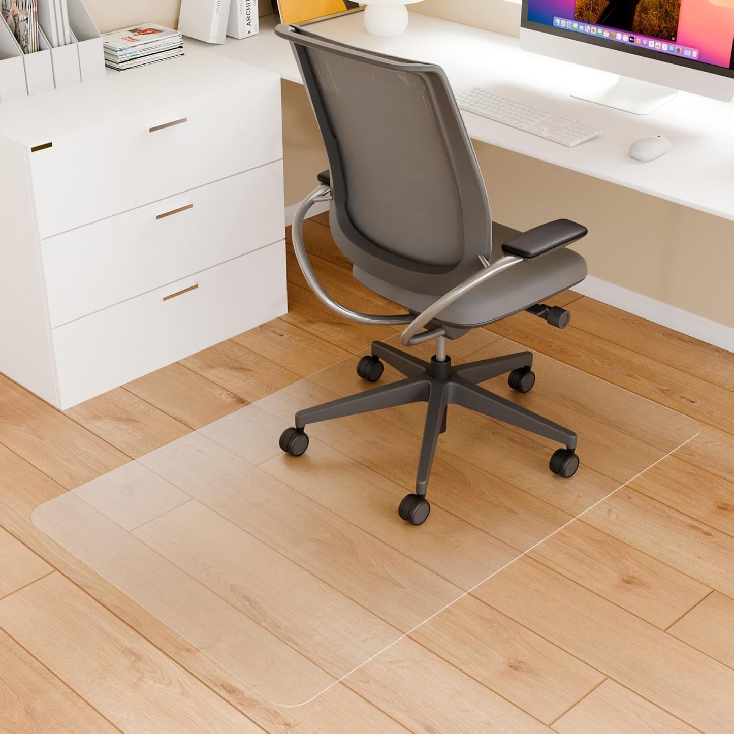 Desk Chair Mat for Hard Floors - Durable 48x30 Protector Mat