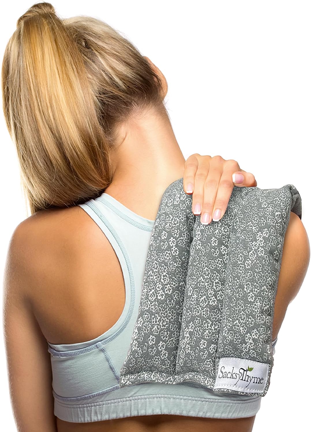 SacksyThyme Microwave Heating Pad for Back and Neck Relief