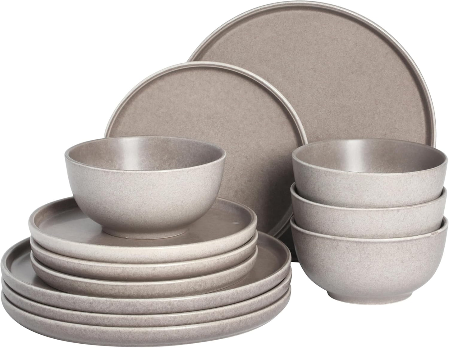 Gibson Elite Eden Rock 12 Piece Dinnerware Set for Four People