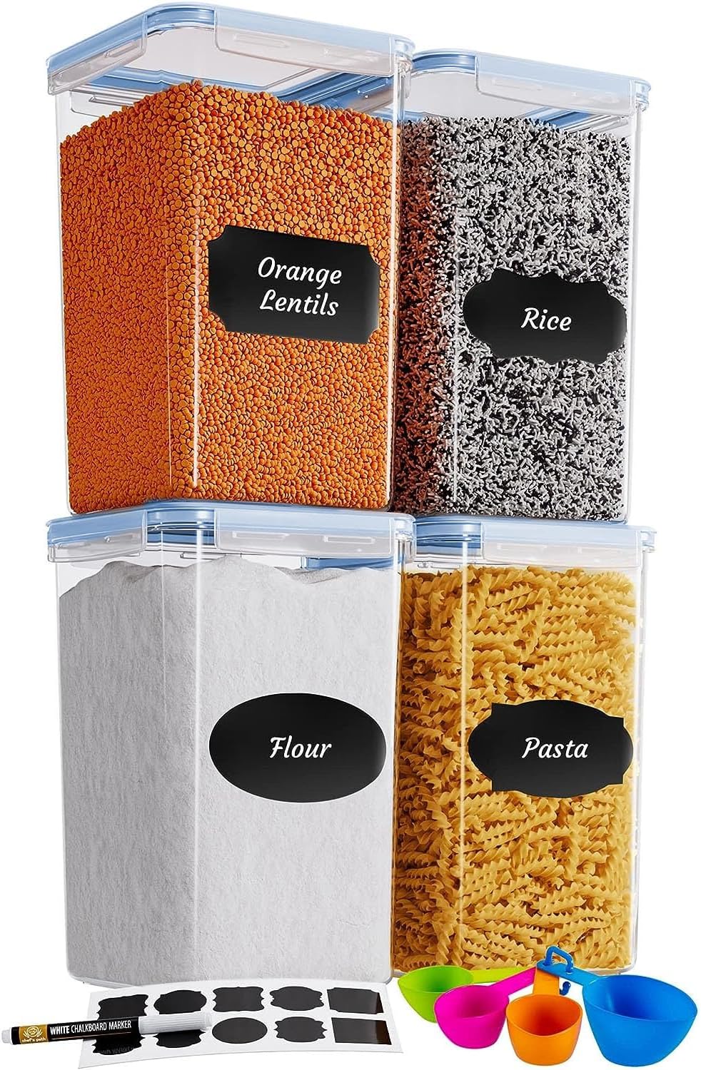 Chef's Path Extra Large Airtight Food Storage Containers Set