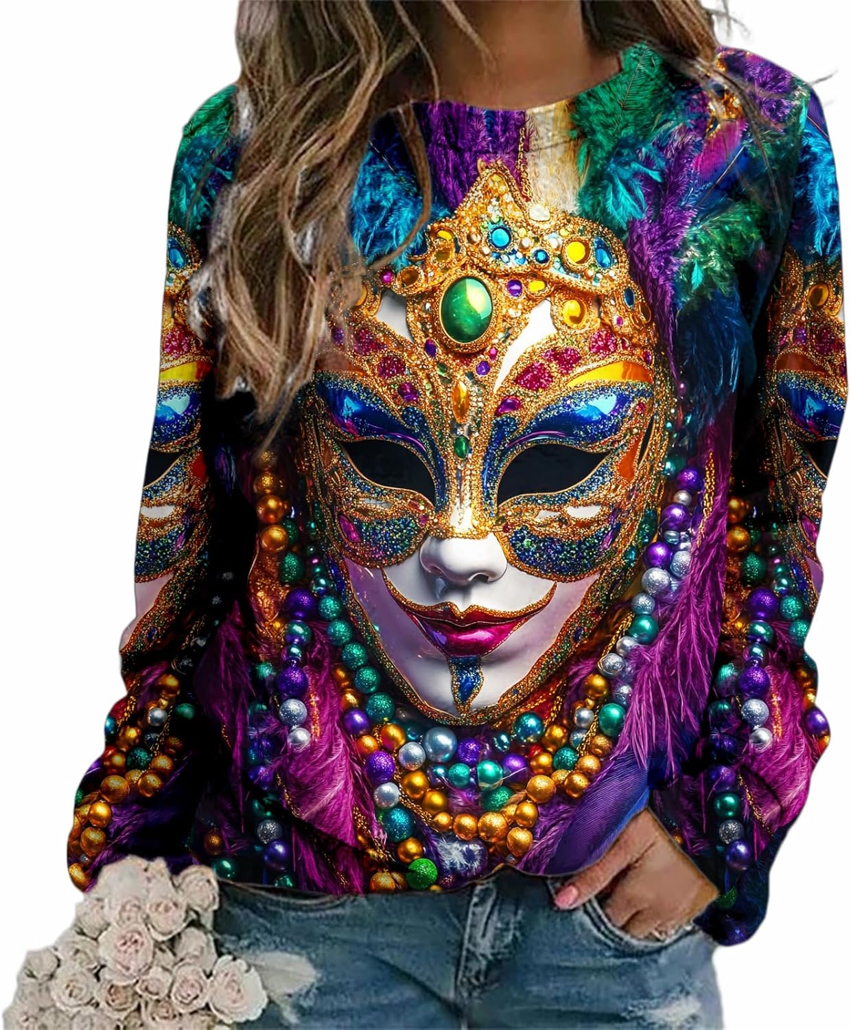 MARSVOVO Tie Dye Plus Size Sweatshirt