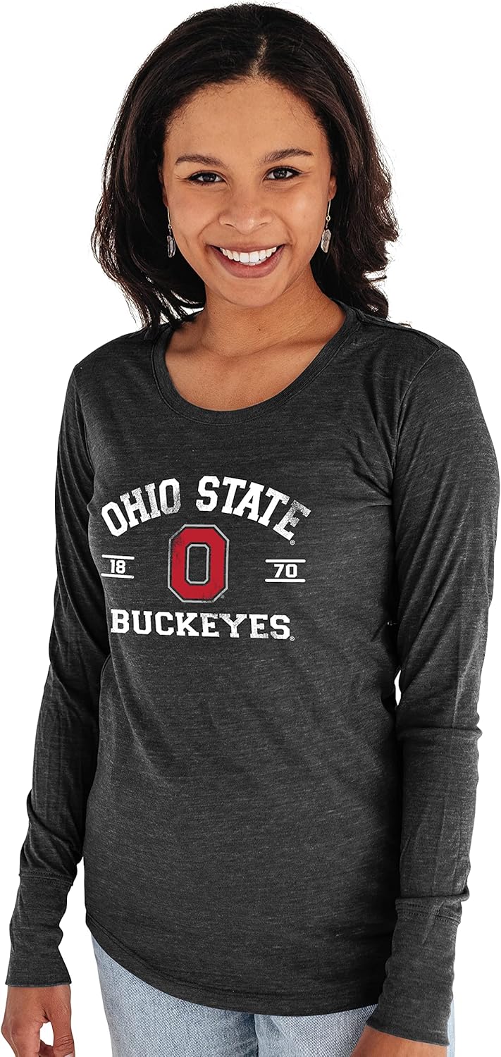 Ohio State Buckeyes Women's Long Sleeve T Shirt for Fans