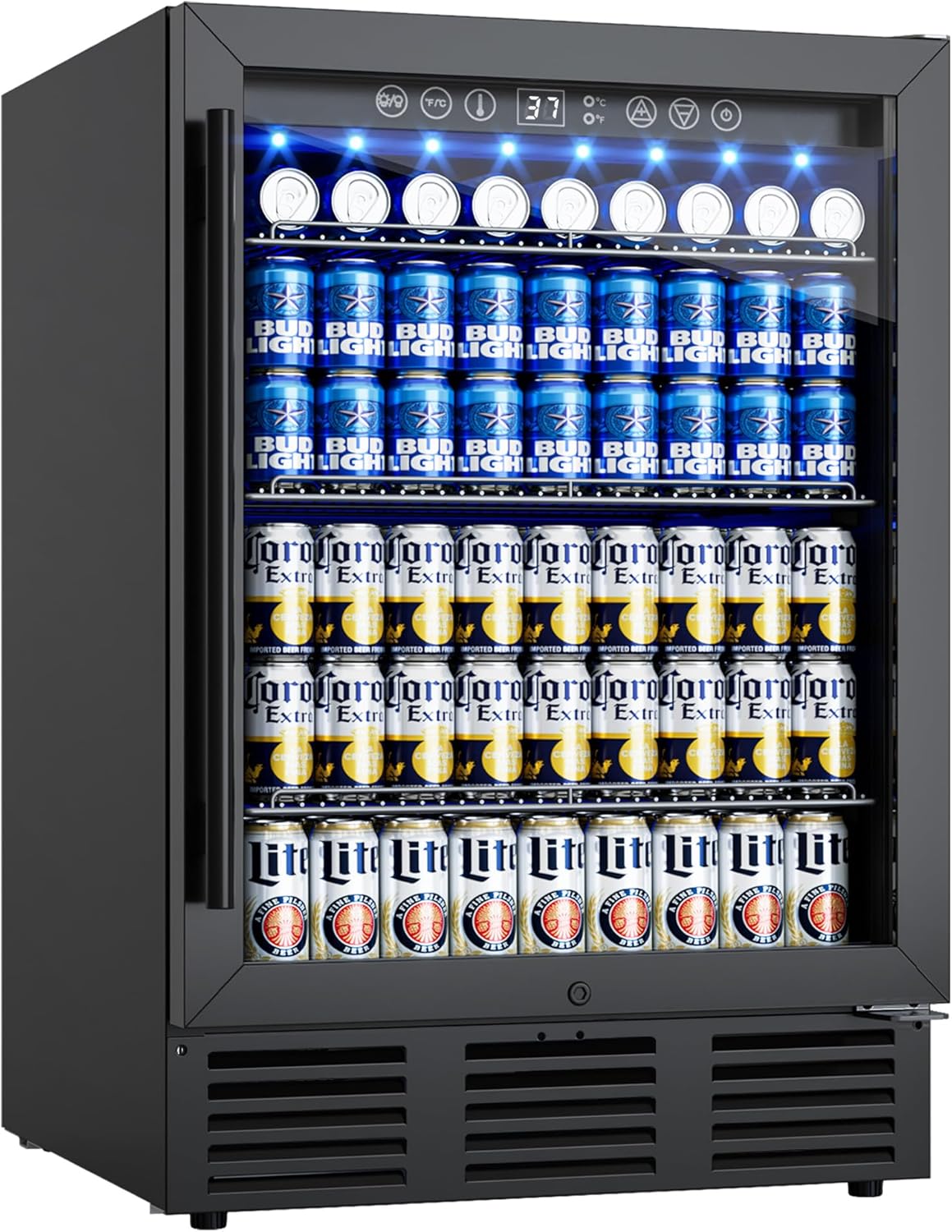 24 Inch Beverage Refrigerator for 180 Cans - Versatile Fridge