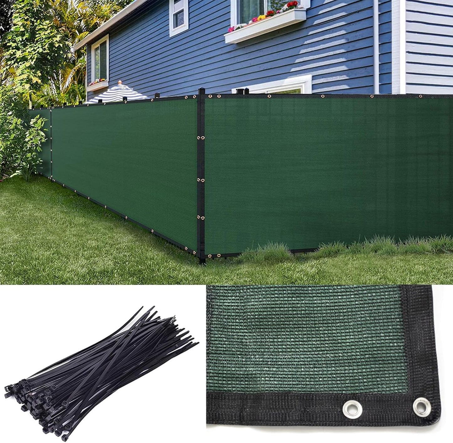 4FTx50FT Privacy Screen Fence Heavy Duty Mesh Shade Net