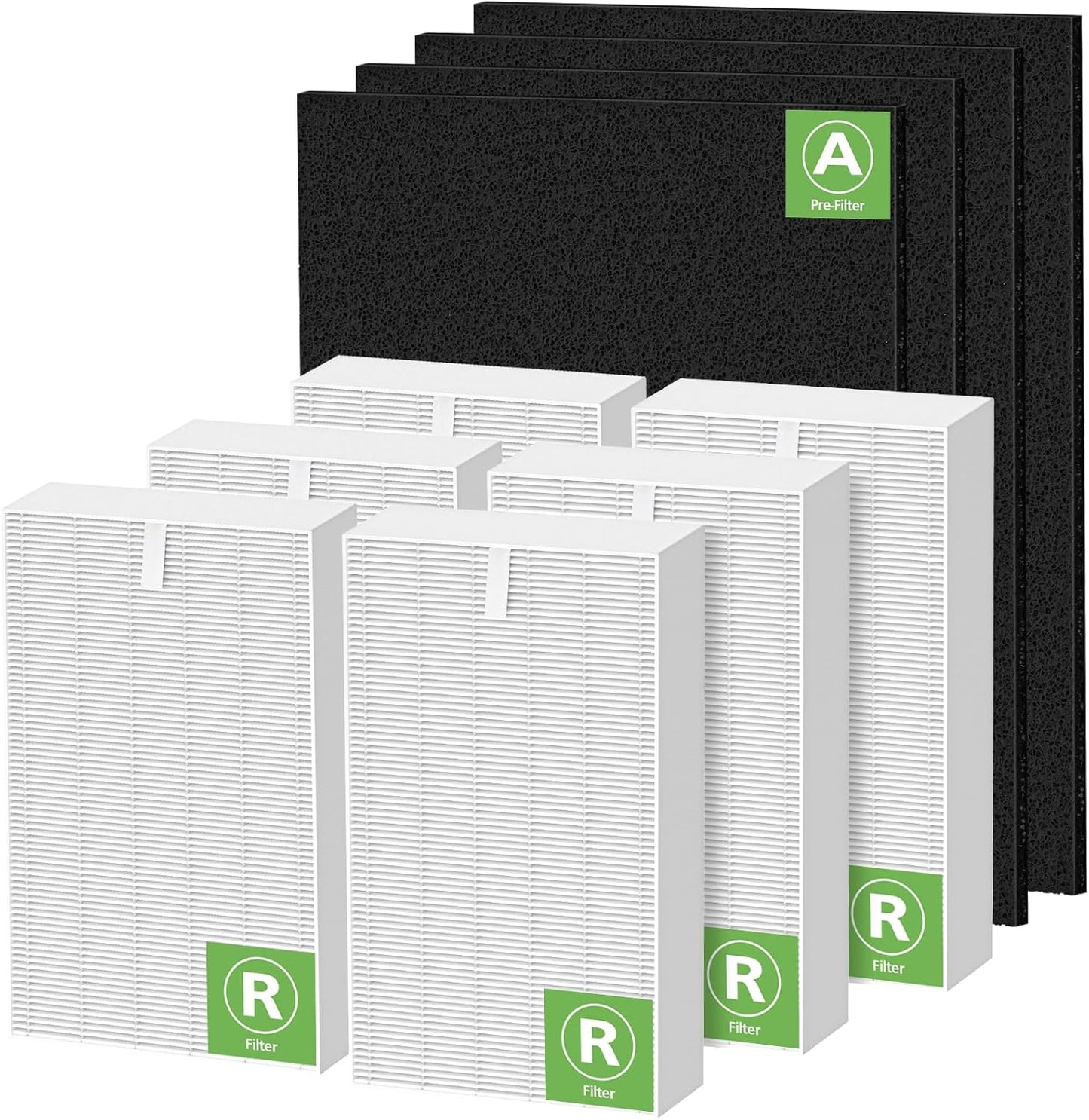 6 Pack HPA300 Hepa Filter Replacement for Honeywell Air Purifier