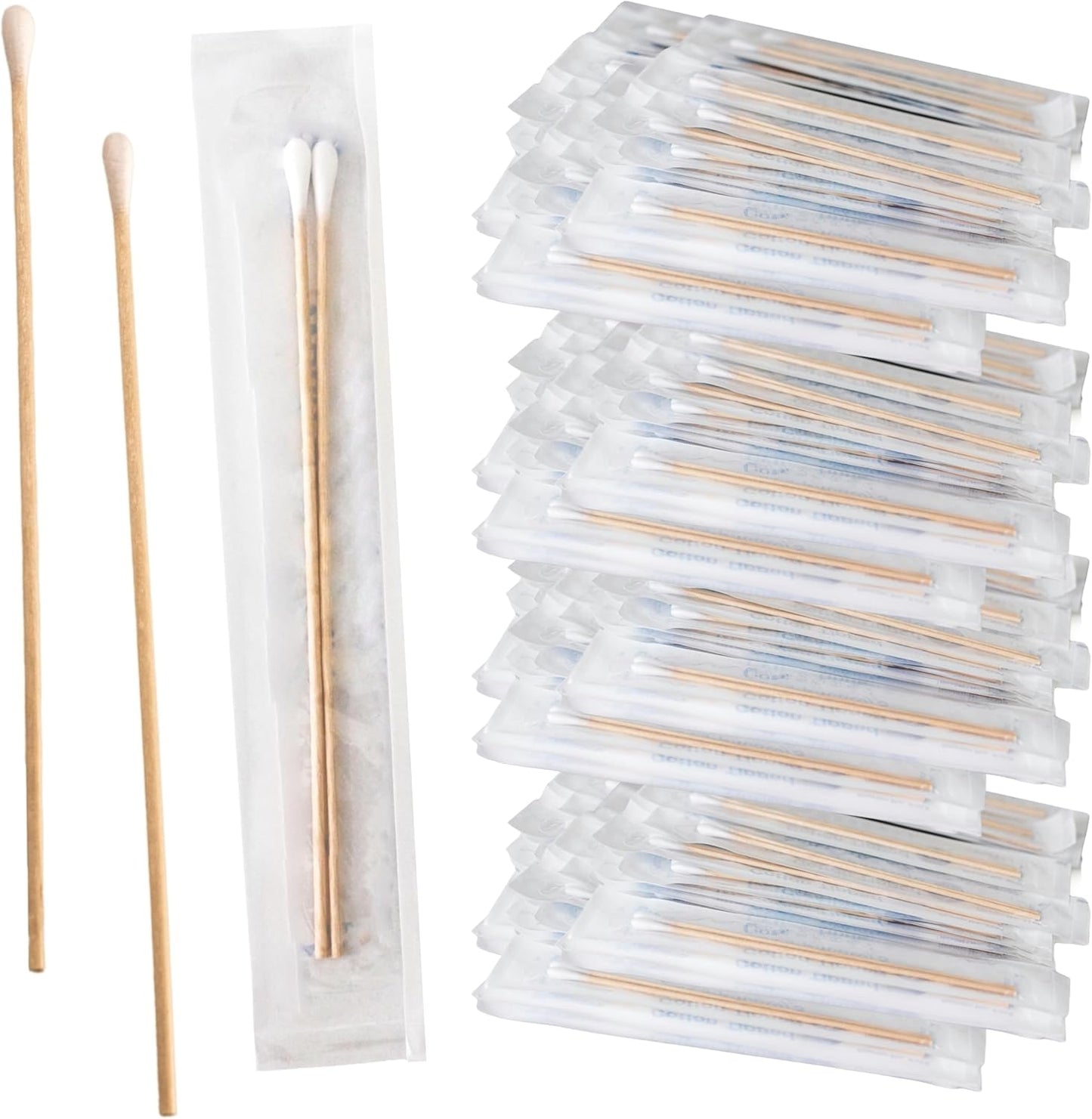 800 Sterile 6in Cotton Tip Applicators for Medical Use