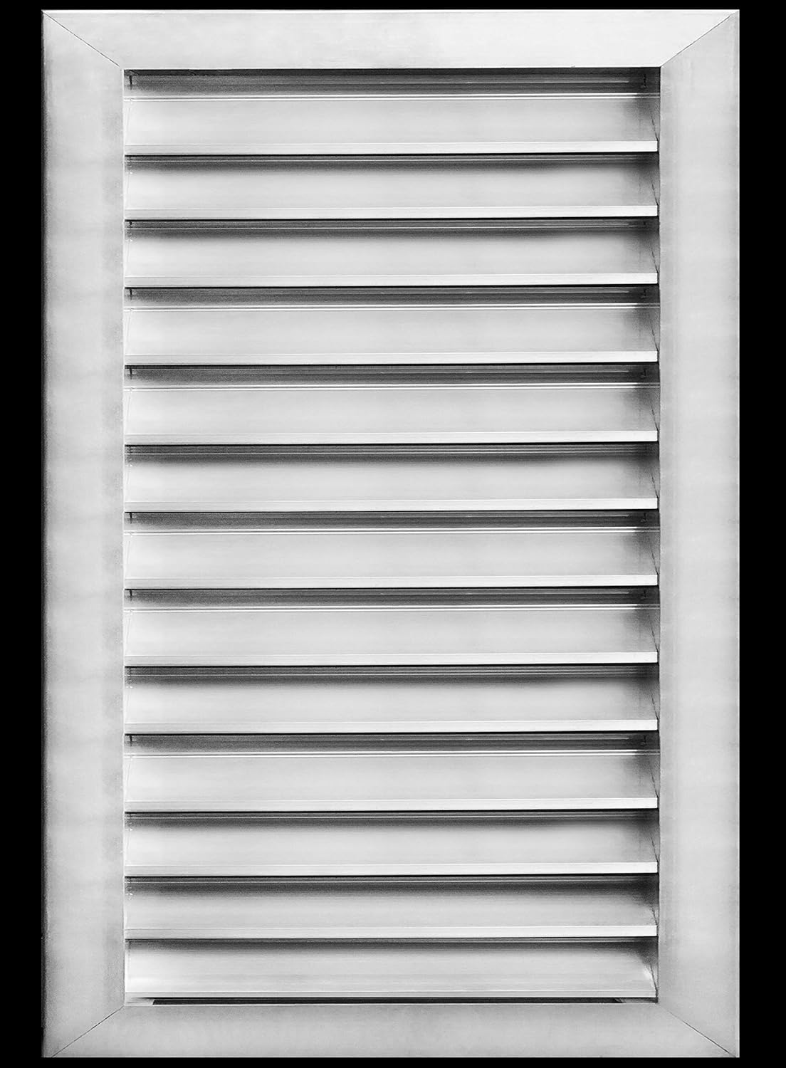 HVAC Premium 20in x 30in Aluminum Gable Louver Vent for Walls