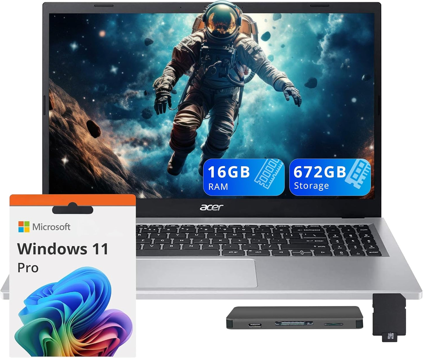 acer Aspire 3 Laptop with AMD Ryzen 7 and 16GB RAM for All