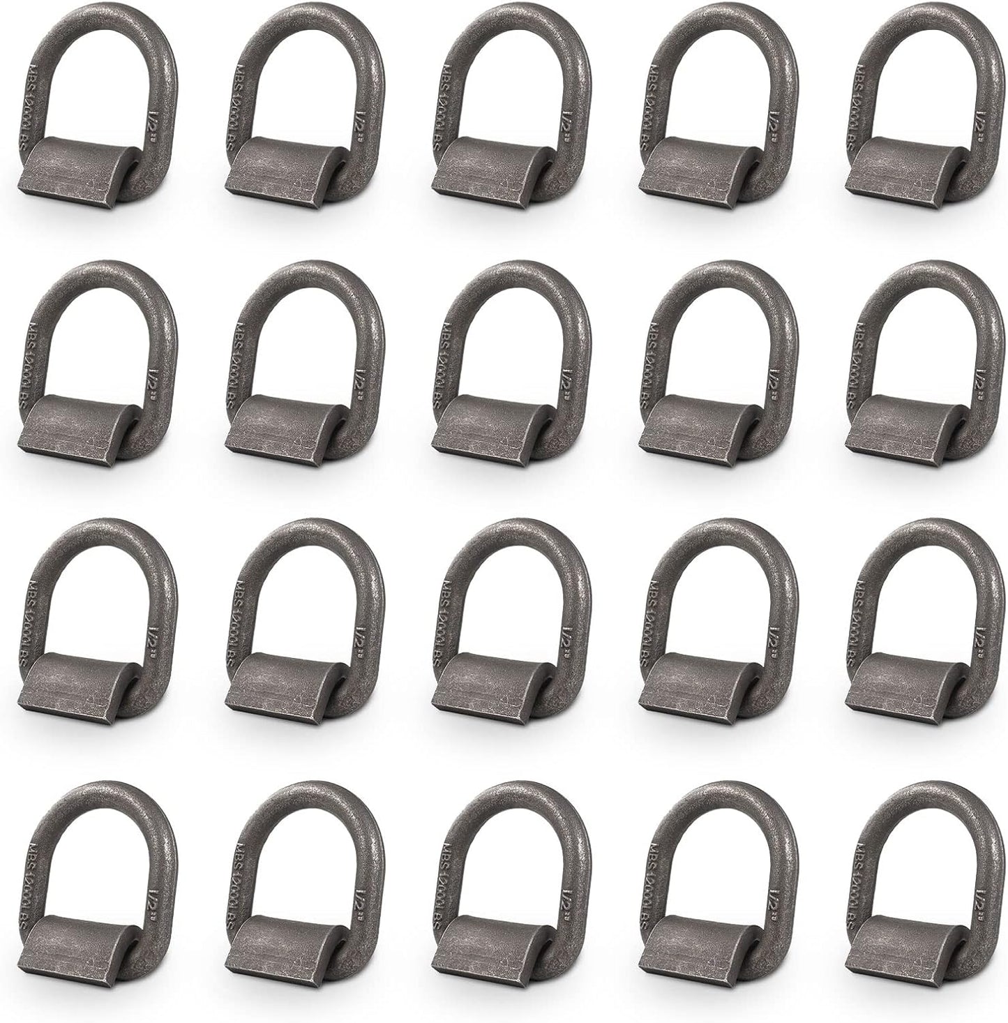 1/2 Inch Heavy Duty Weld-On D Ring Tie Down Anchor for Trailers