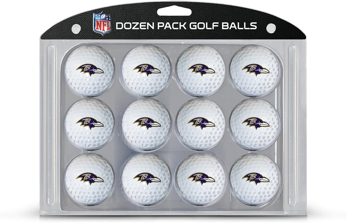 NFL Dozen Regulation Size Golf Balls with Team Imprint
