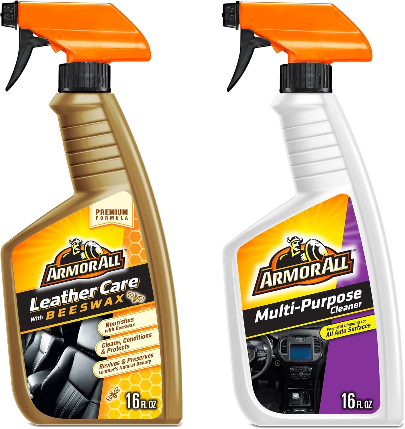 Armor All 2-In-1 Car Cleaner Combo Pack - Ultimate Auto Surface Care!