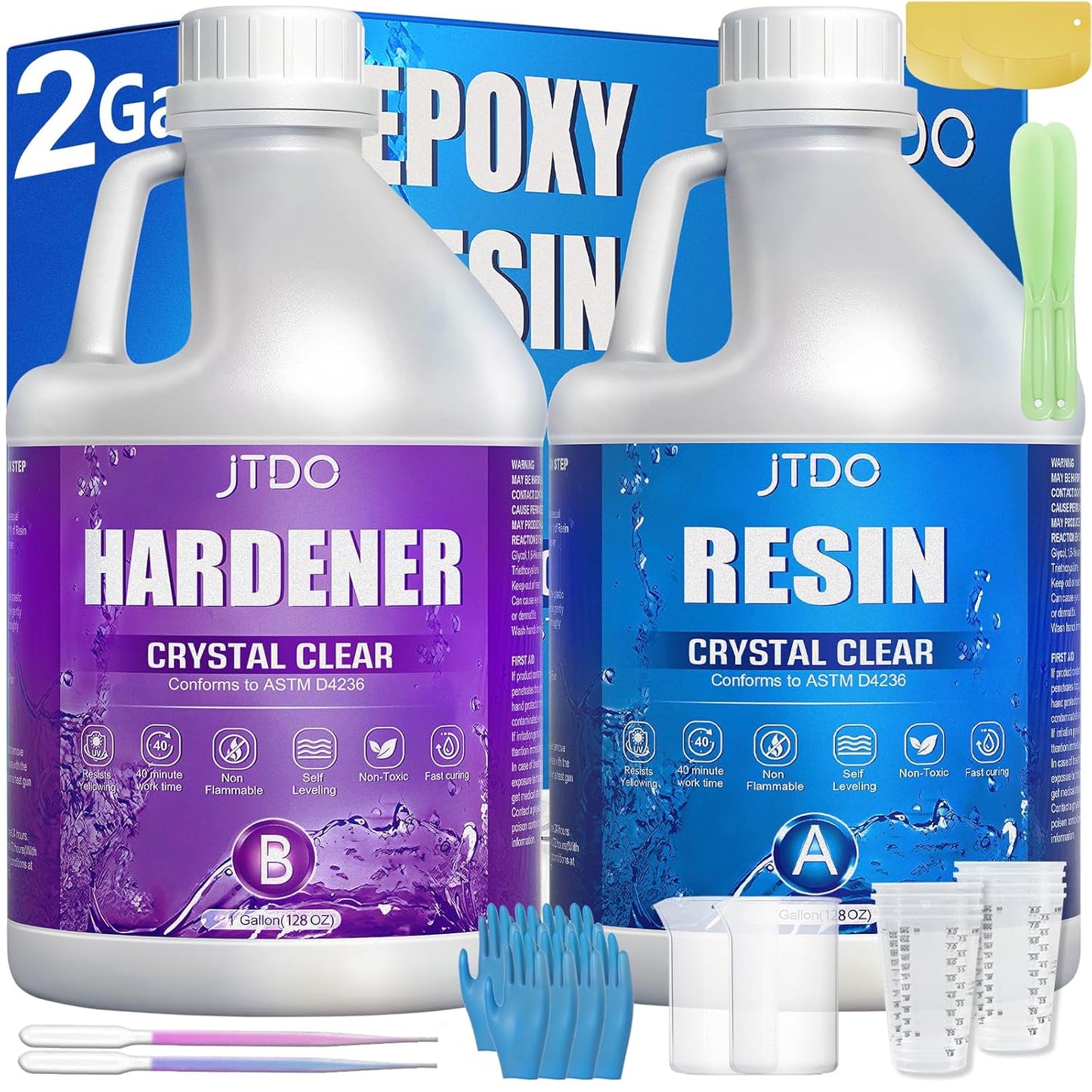 Epoxy Resin Kit for DIY Art, Jewelry, and Table Projects