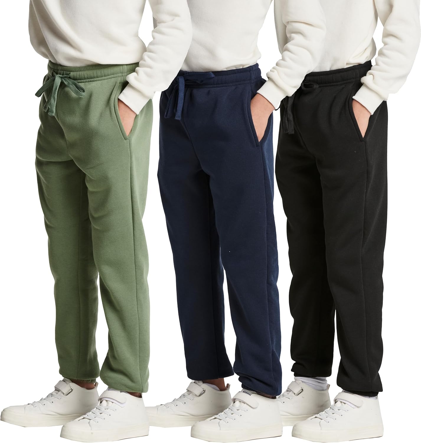 Real Essentials Boys Tech Fleece Jogger Active Sweatpants