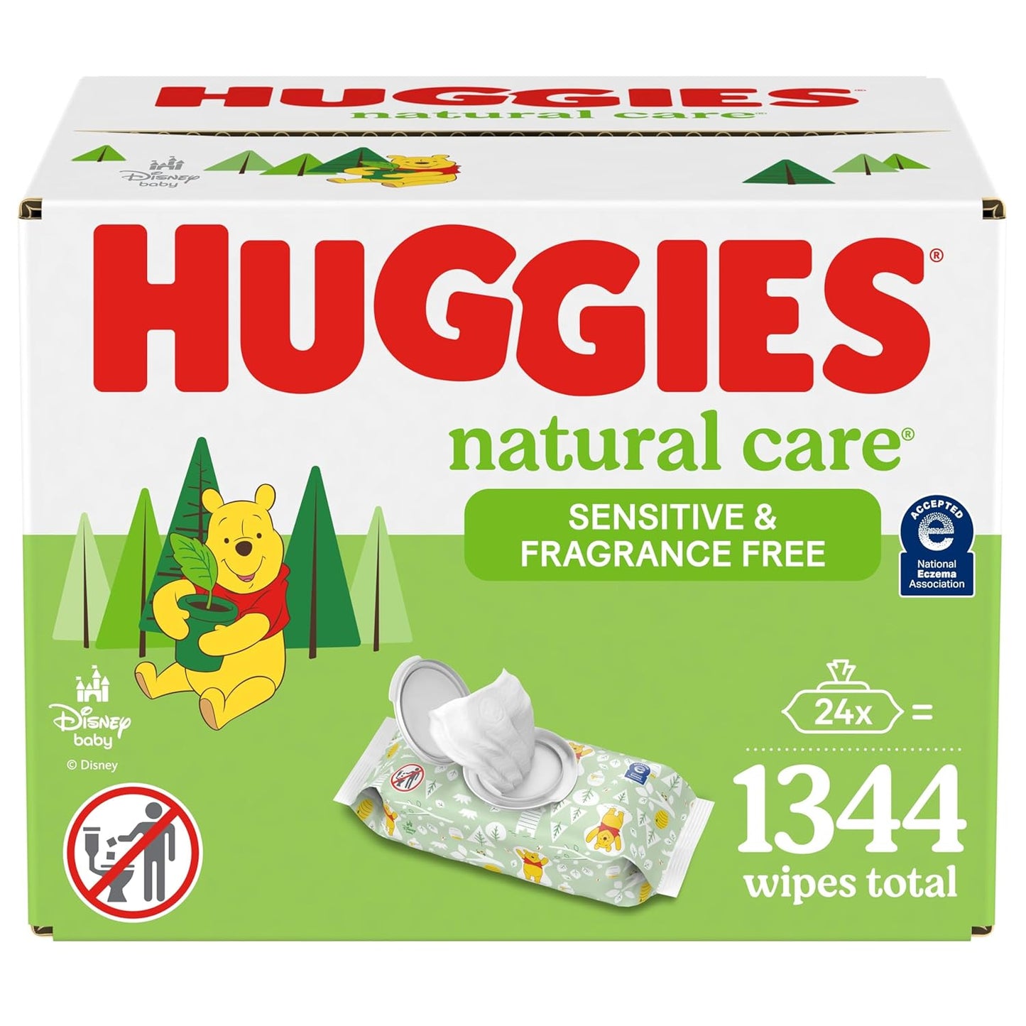 HUGGIES Sensitive Baby Wipes: Pure & Gentle Care