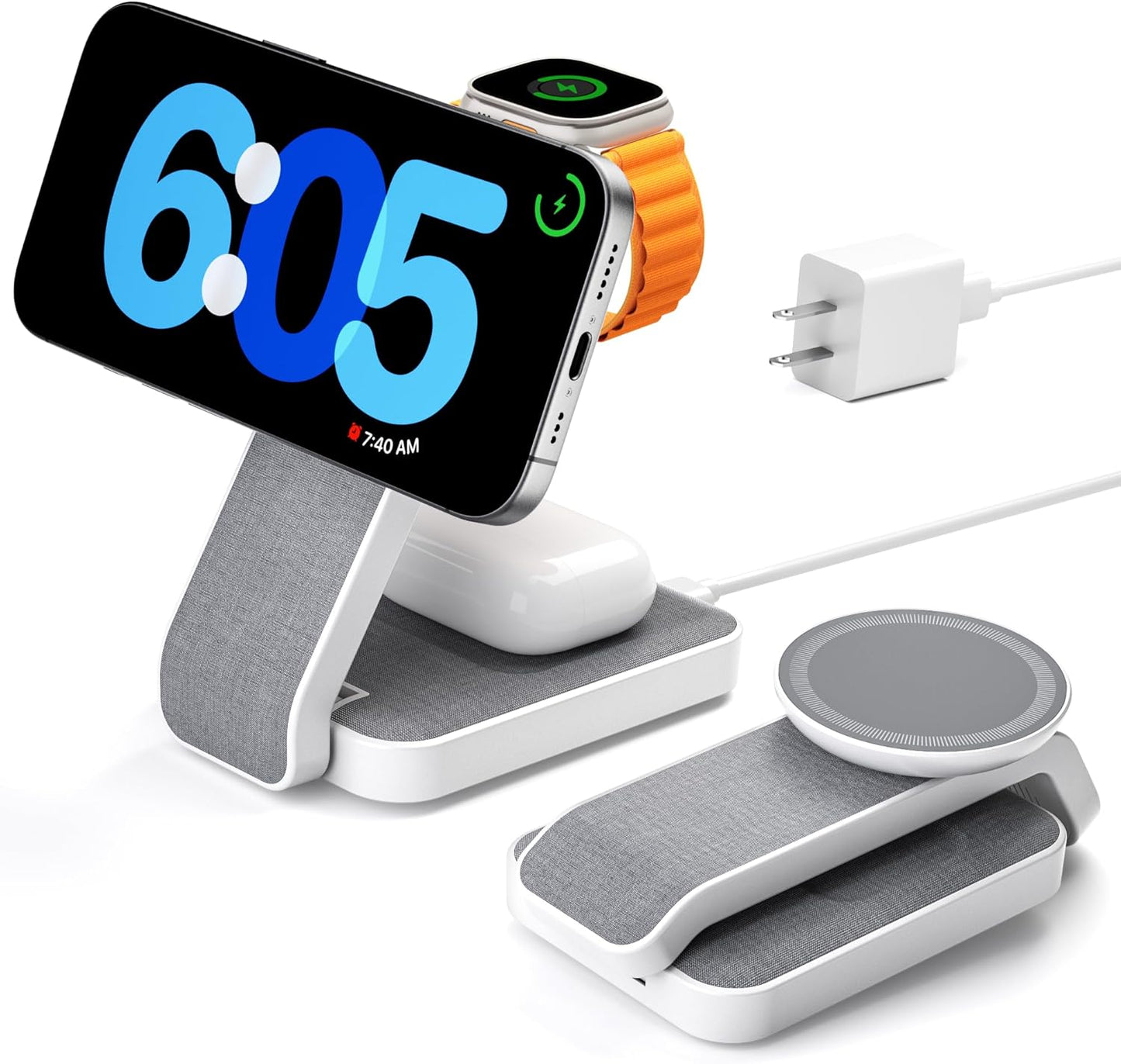 3-in-1 MagSafe Wireless Charging Stand by eazpower