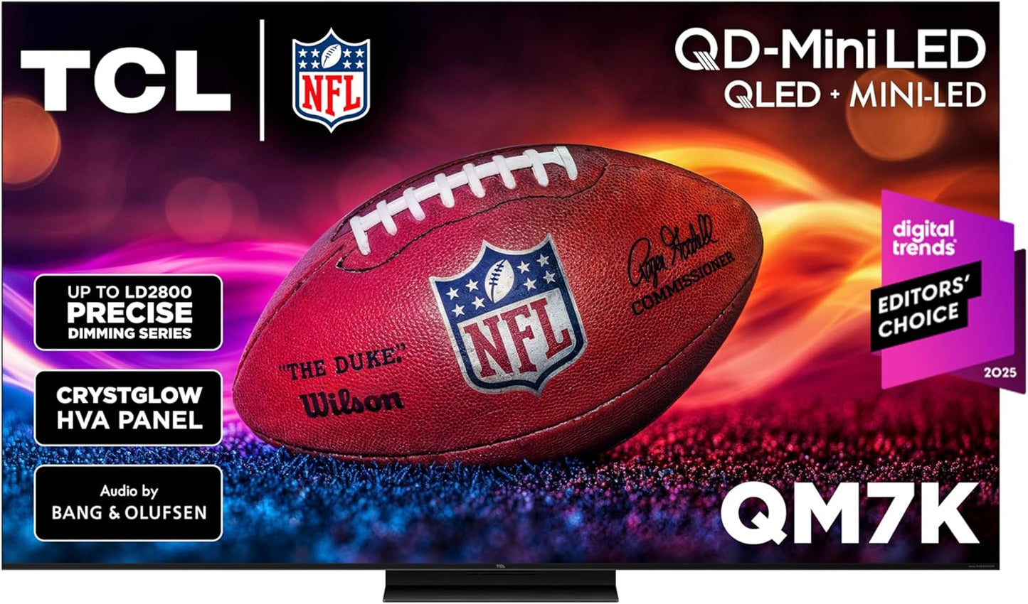 TCL 55 Inch QM7K Mini LED QLED 4K HDR Smart TV Review
