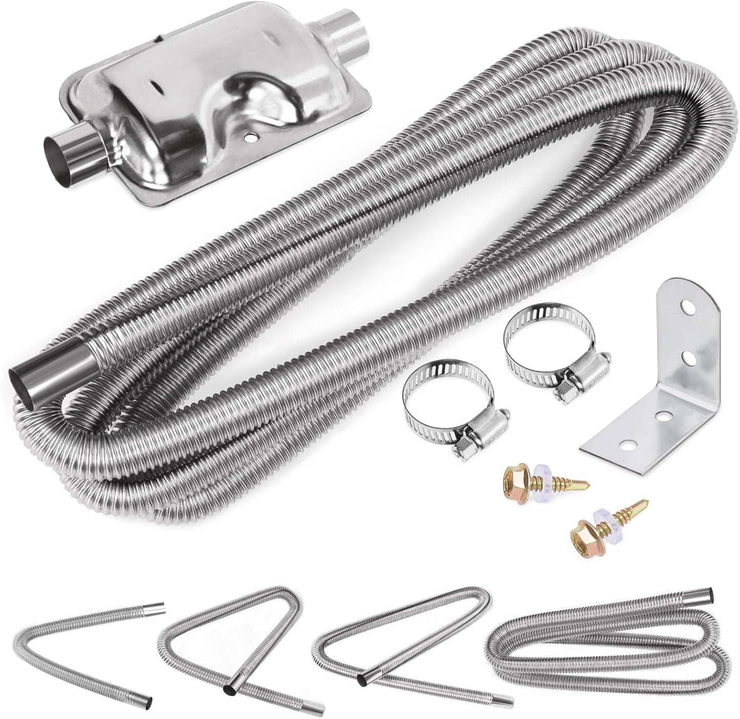 Stainless Steel Diesel Heater Exhaust Kit
