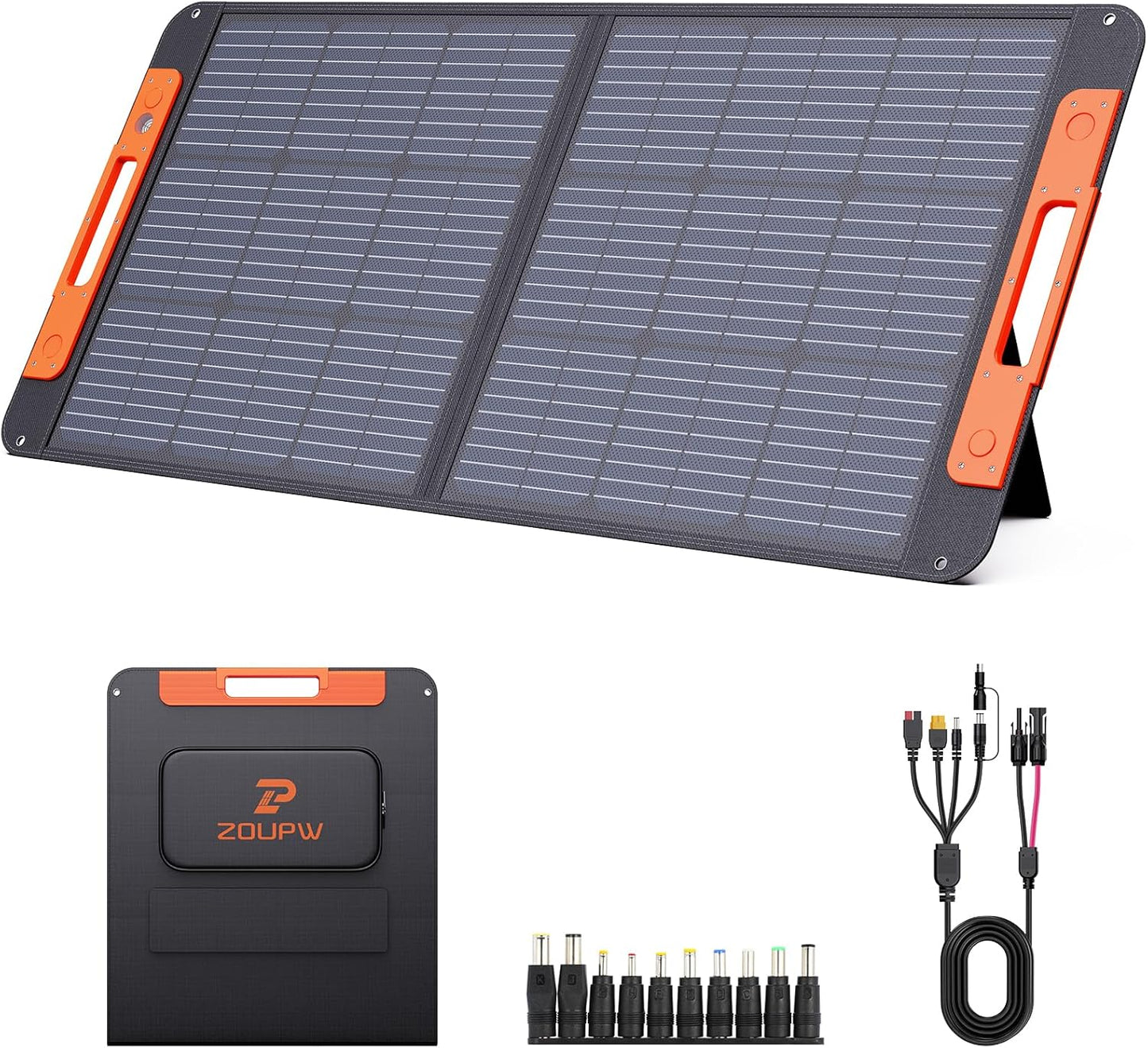 High Efficiency 100W Solar Panel: Portable Power & Easy Camping