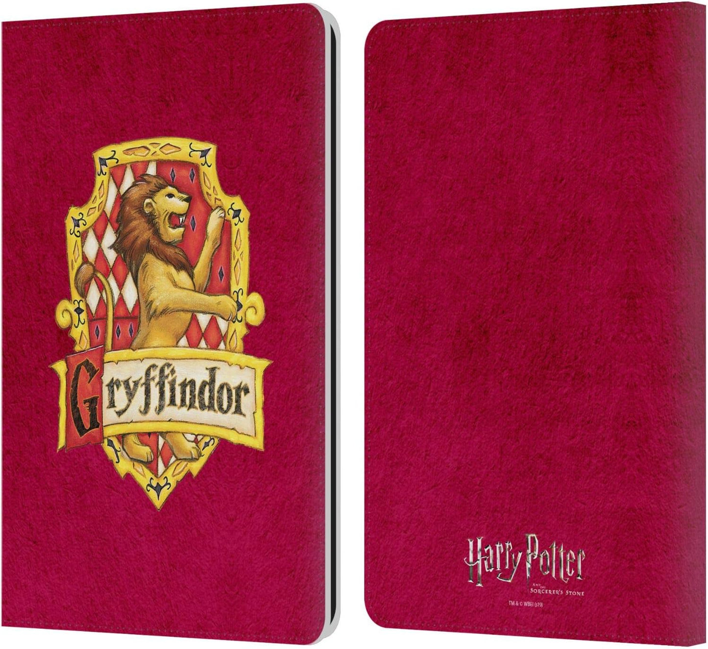 Harry Potter Gryffindor Crest Leather Wallet Case for Kindle