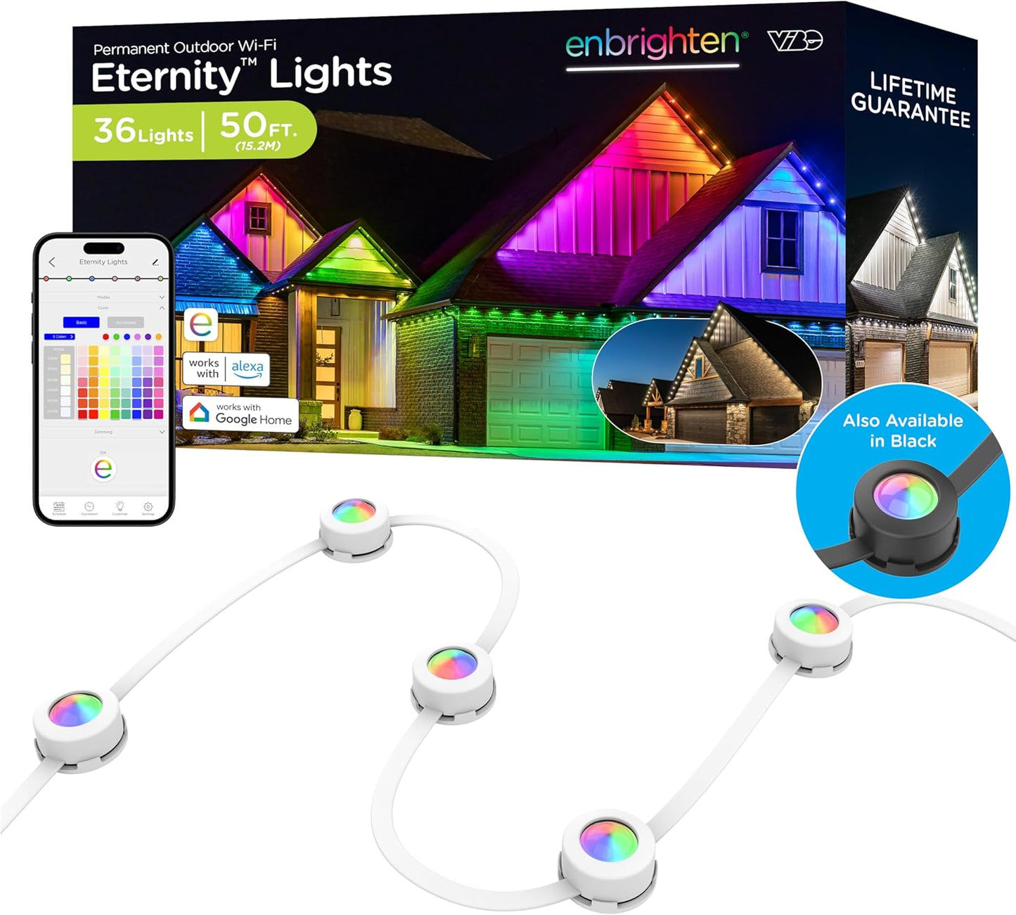 Enbrighten VIBE Eternity Outdoor Lights for Year-Round Decor
