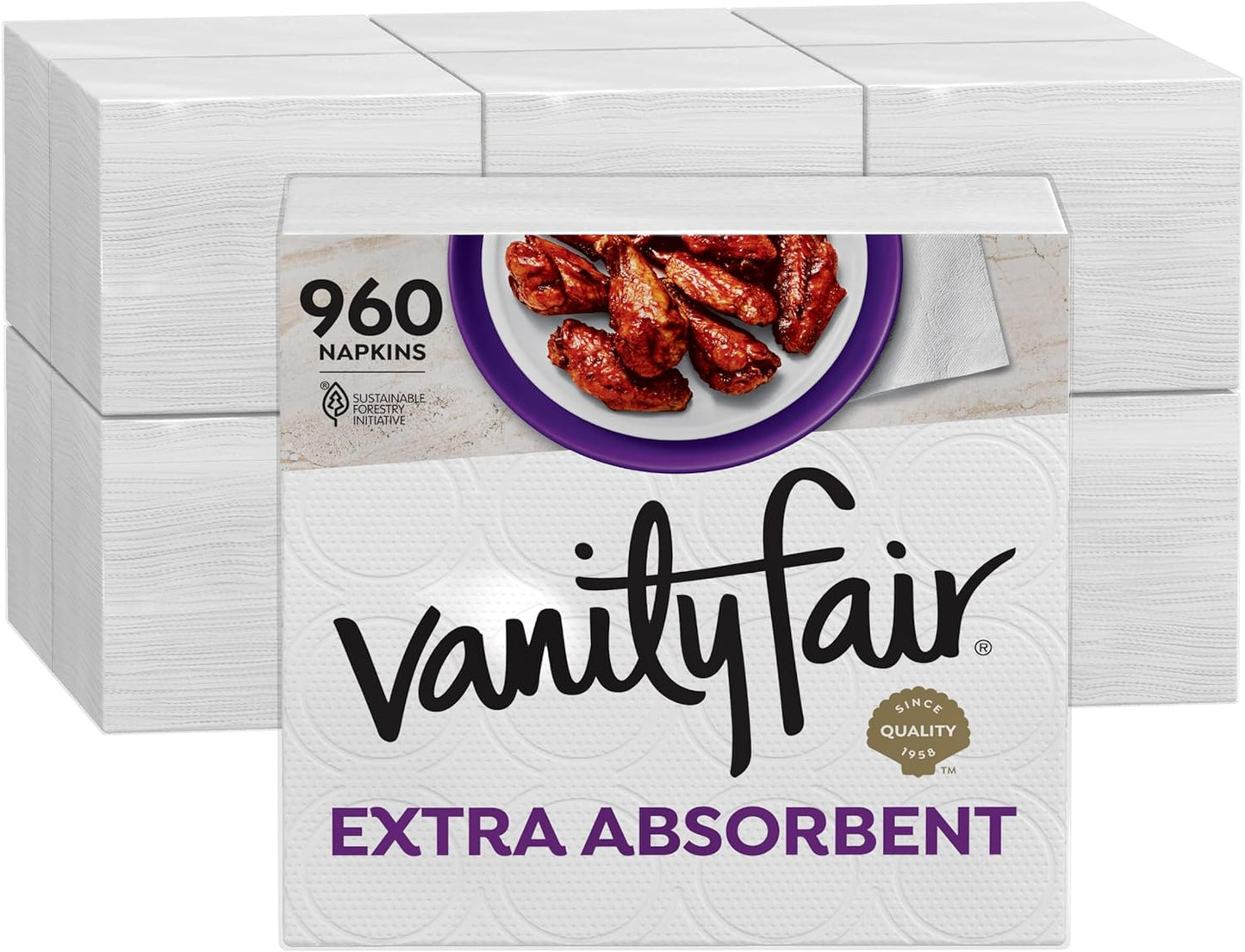 Vanity Fair Premium Paper Napkins: 960 ct Soft & Strong