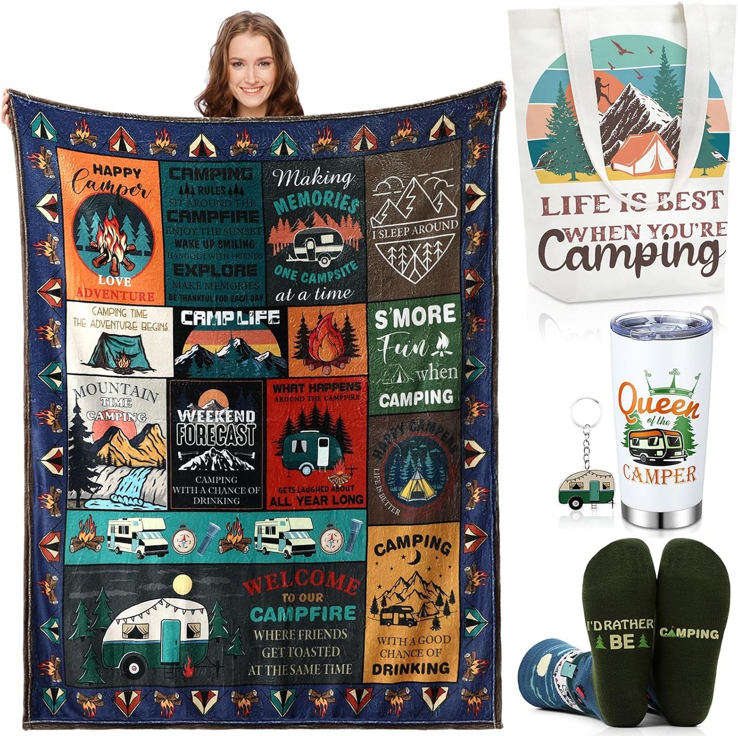 Ultimate Camping Gift Set - Stay Cozy Anywhere!