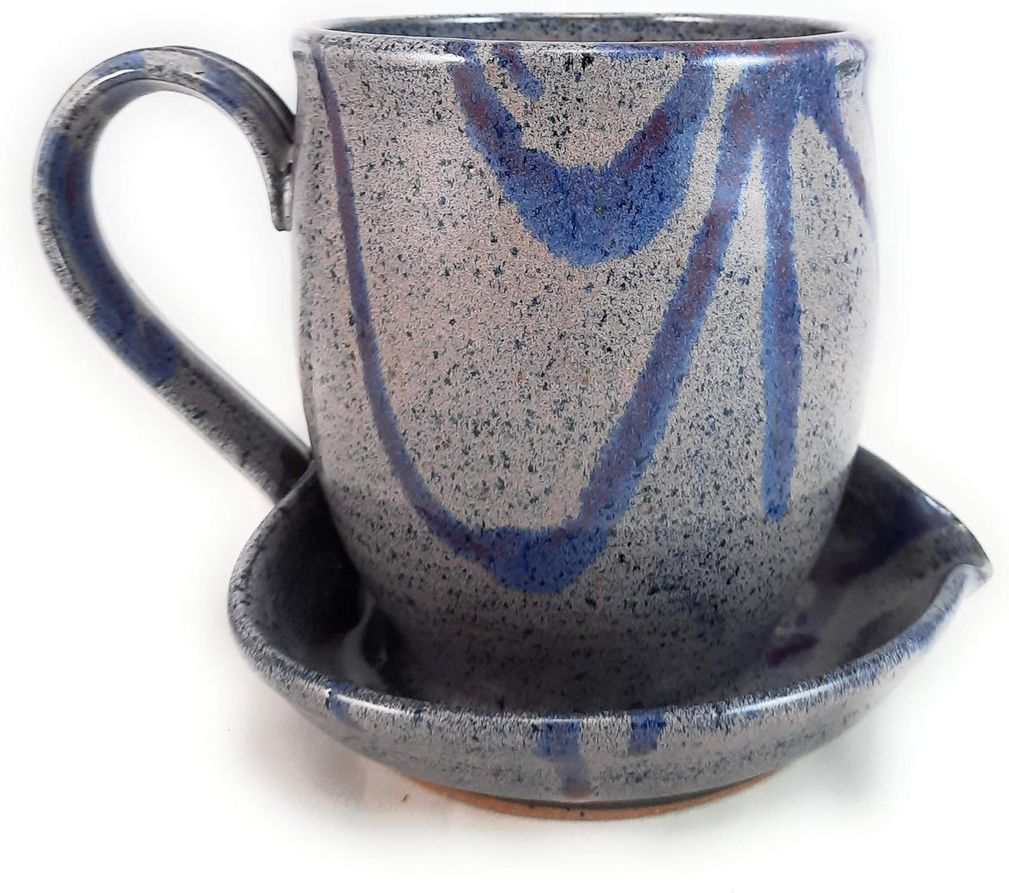Blue Ceramic Bacon Cooker - Quick Microwave Meals