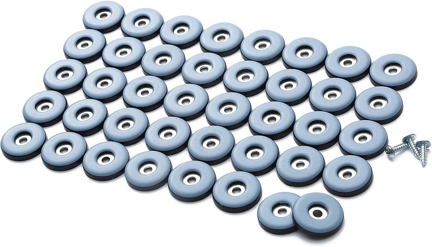 1-1/2 in Screw on Furniture Sliders for Easy Furniture Movement