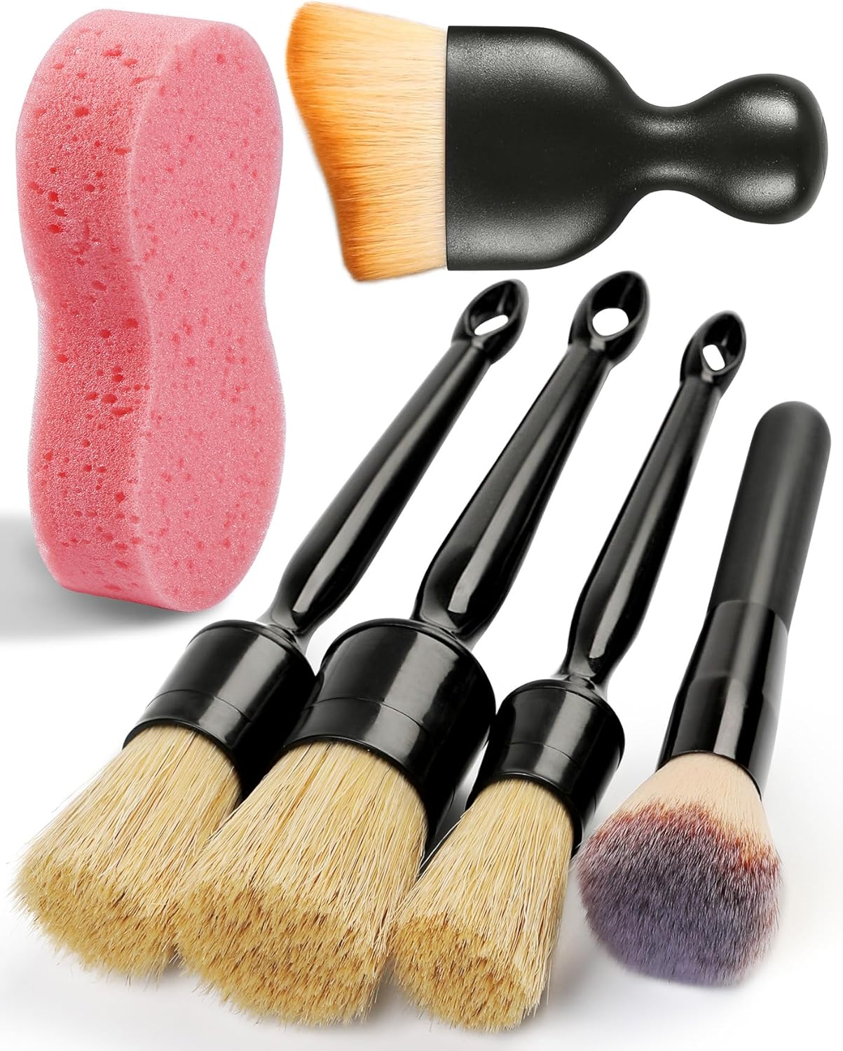 Birbenben 6PC Ultra Soft Detail Brush Set