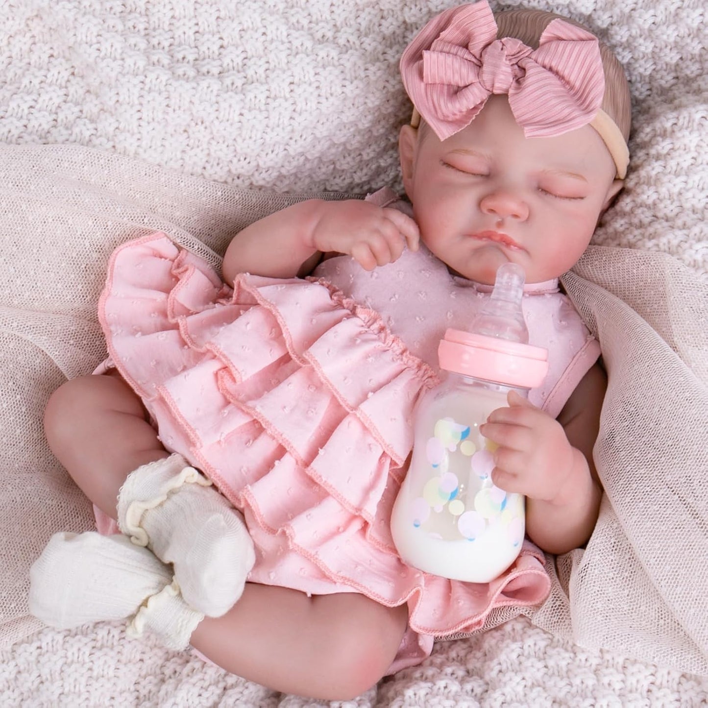 Aori Reborn Baby Dolls Girl 20ft' Realistic Newborn Gift Set