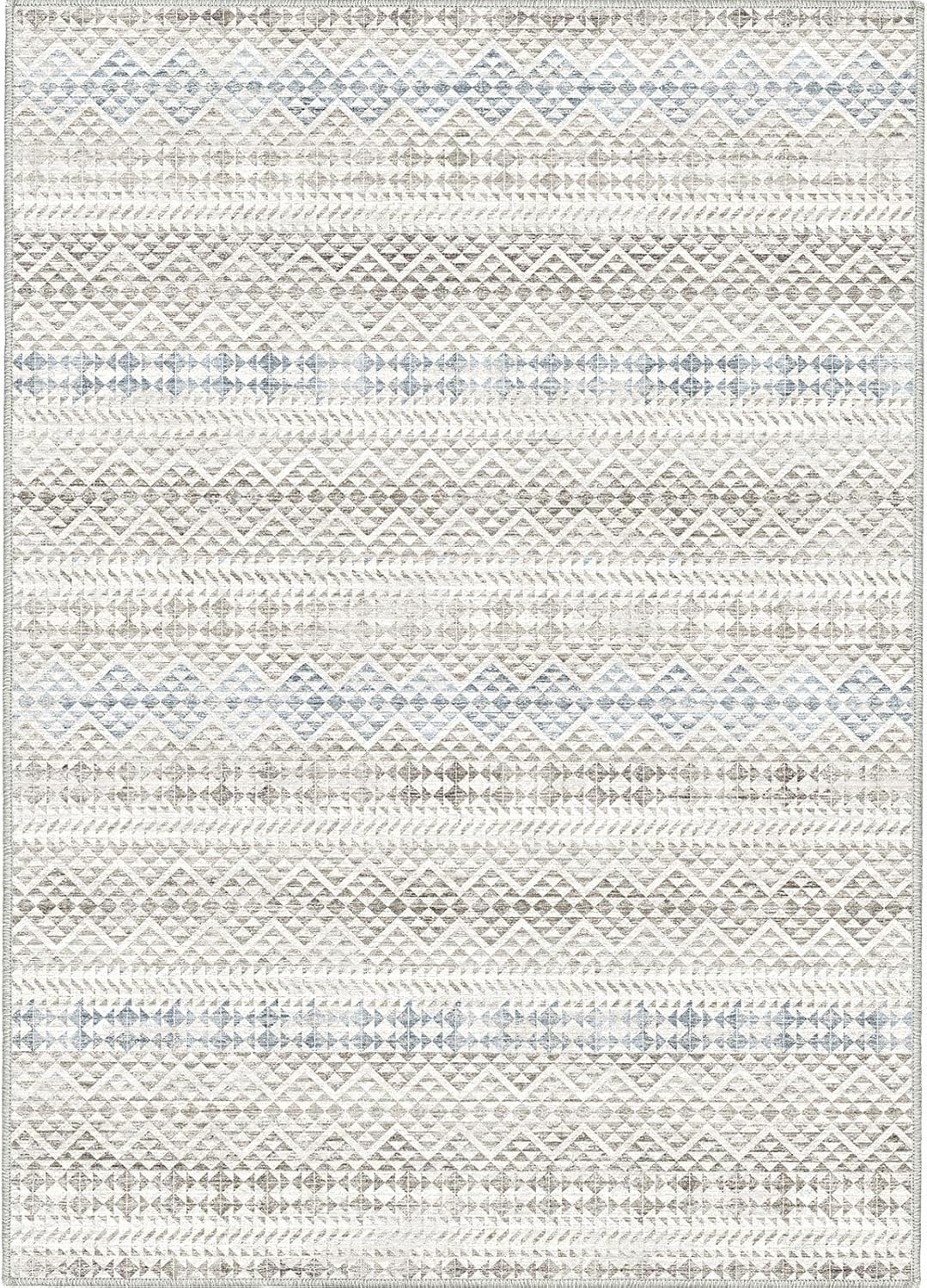 5ftx7ft Machine Washable Abstract Design Area Rug for Home Decor