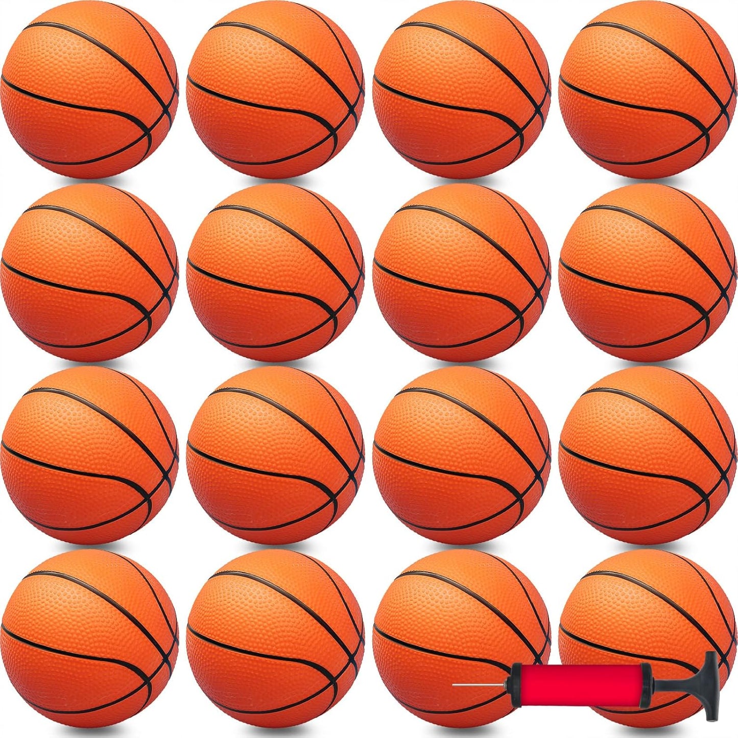 30Pcs 7 Inch Mini Basketball Balls for Indoor Outdoor Fun
