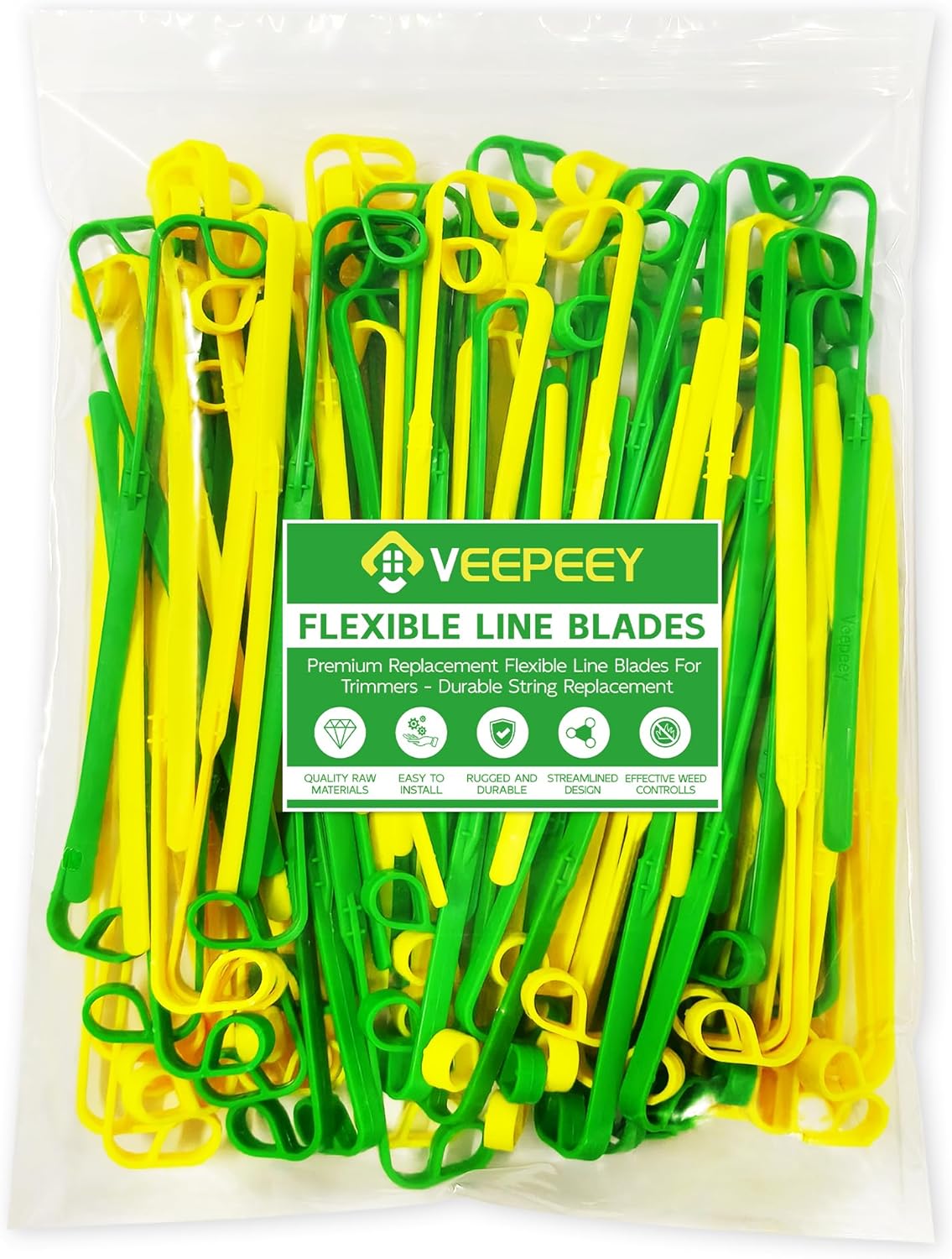 Replacement Flexible Line Blades for Trimmers and Edgers