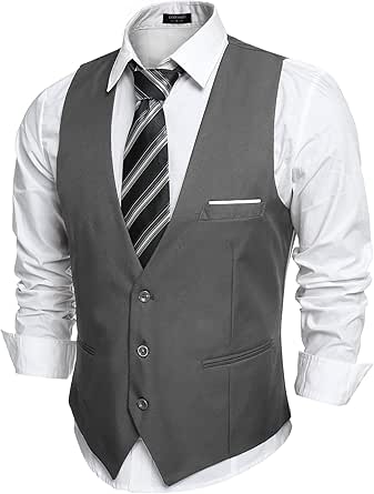 COOFANDY Men's Casual Business Suit Vest for Every Occasion
