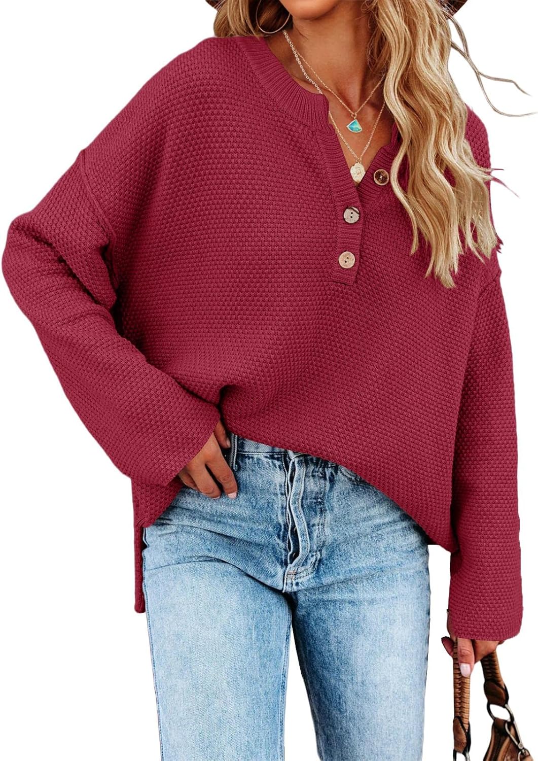 Saodimallsu Women's Oversized Sweaters for Cozy Casual Style