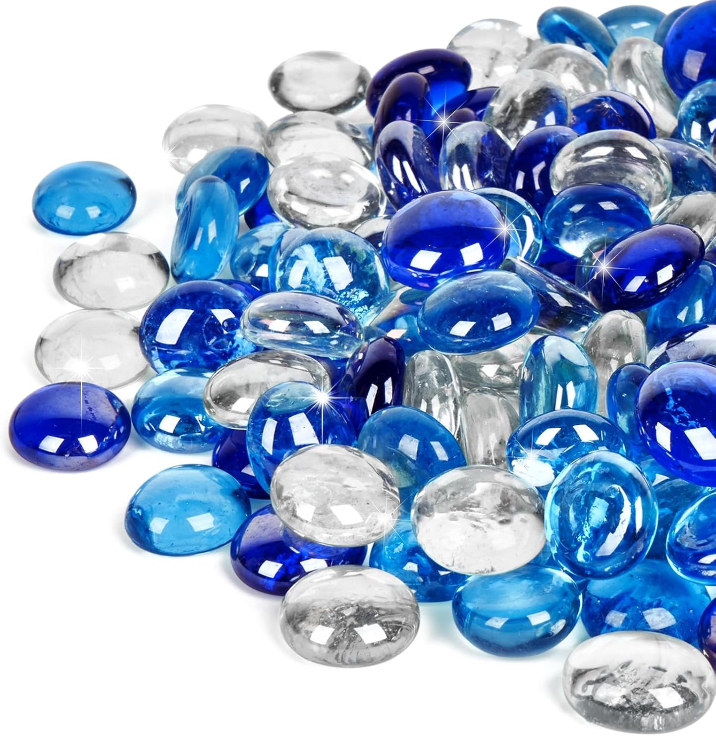 GASPRO 20 lbs Fire Pit Glass Beads for Stunning Fire Pits