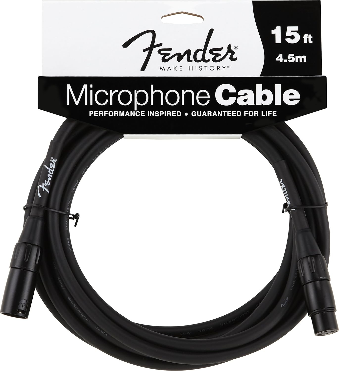 Fender Performance Series Microphone Cable for Superior Sound