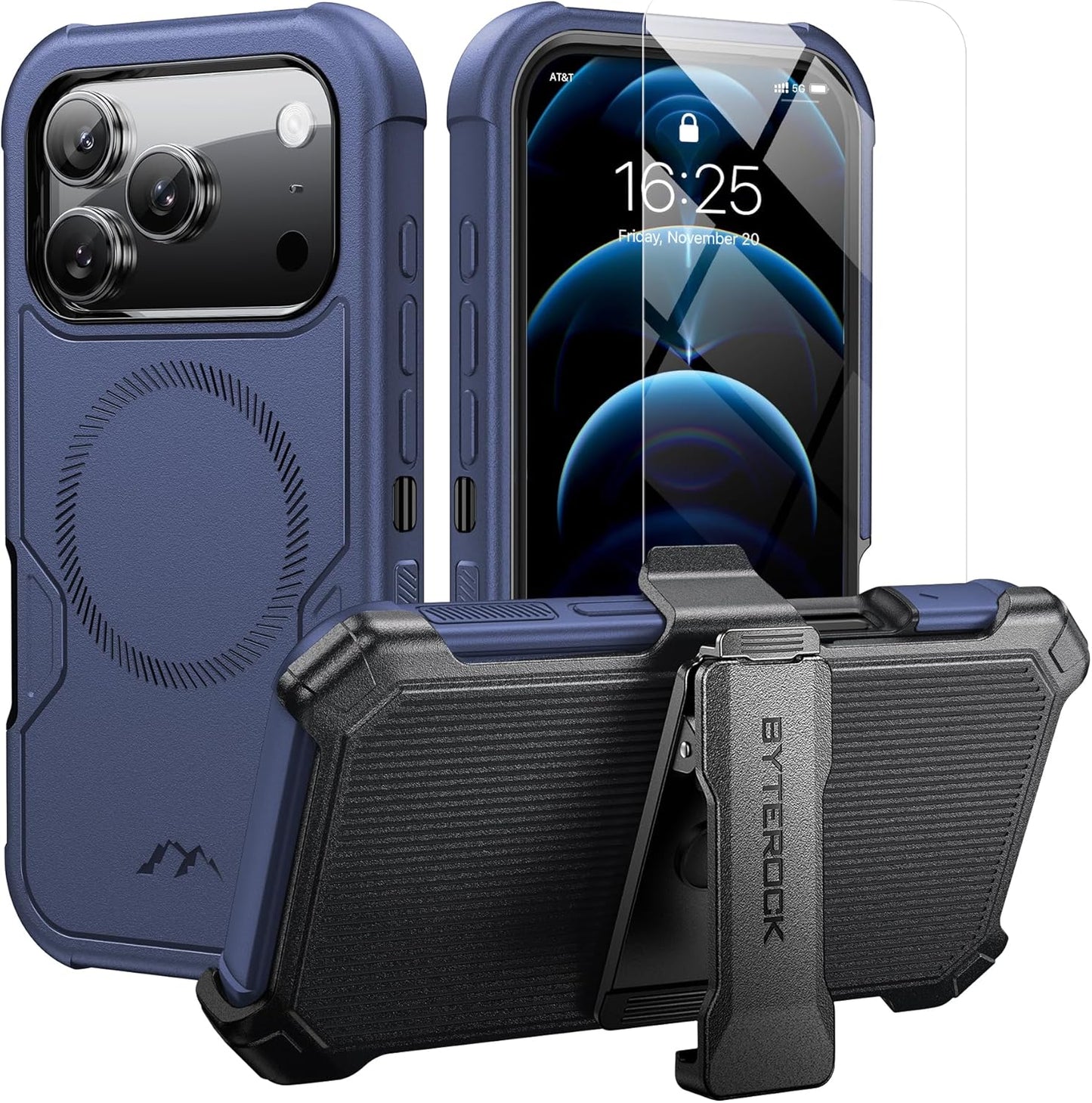 Defender X Series Rugged Case for iPhone 17 Pro with Holster
