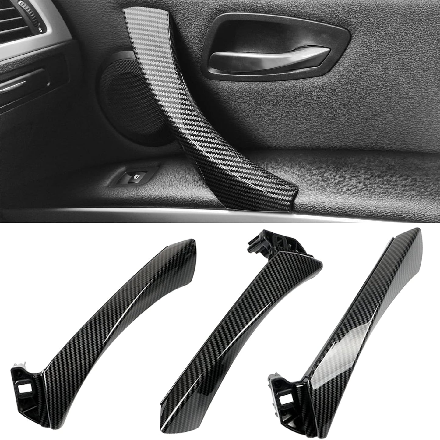 Jaronx Compatible BMW 3 Series Door Handle Replacement Set