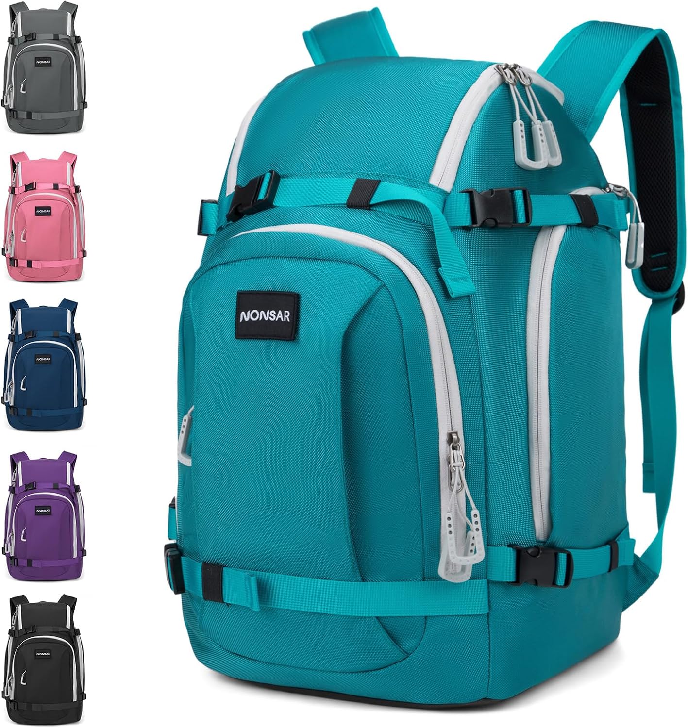 NONSAR 50L Ski Boot Bag - Waterproof Travel Backpack