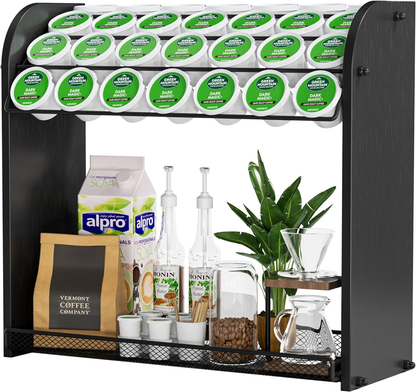 K Cup Pod Holder for Countertop - Large Capacity Organizer