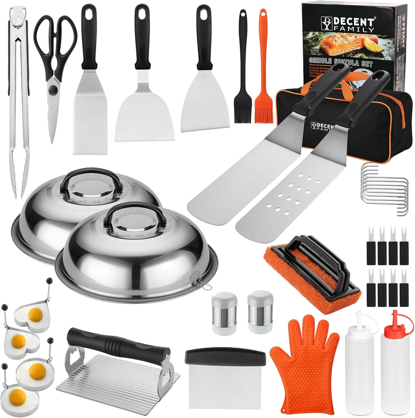 40PCS Griddle Accessories Kit for Flat Top Grill Cooking